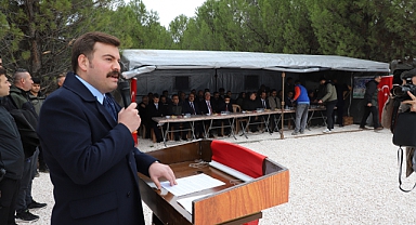 Kahramanmaraş'ın Pazarcık ilçesinde Pazarcık Cumhuriyet Başsavcılığı Hatıra Ormanı Açıldı