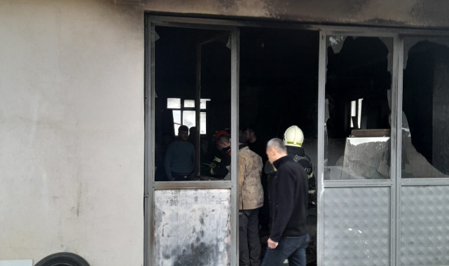 Kahramanmaraş'ta İş Yeri Yangını
