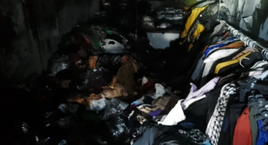 Kahramanmaraş'ta İş Yeri Yangını Söndürüldü