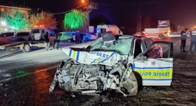 Kahramanmaraş’ta Trafik Kazası: 1 Ölü, 2'si Polis 3 Yaralı