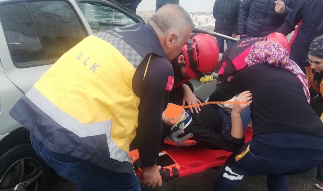 Kahramanmaraş'ta Trafik Kazası: 2 Yaralı