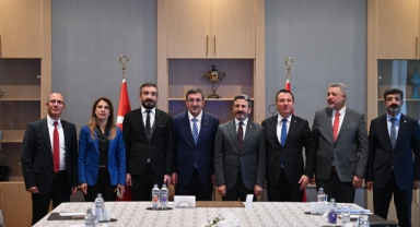 KMTSO Başkanı Buluntu’dan Cumhurbaşkanı Yardımcısı Yılmaz’a Ziyaret