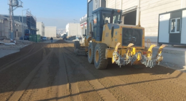 Yeni Sanayi Sitesi’nde Dulkadiroğlu’ndan Yol Çalışması