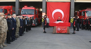 İtfaiye Eri Doğan, Son Yolculuğuna Uğurlandı