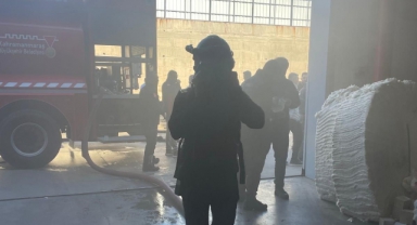 Kahramanmaraş'ta Fabrika Yangını