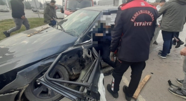 Kahramanmaraş'ta Trafik Kazası: 2 Yaralı