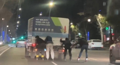 Patenli Gençlerin Trafikteki Tehlikeli Oyunu