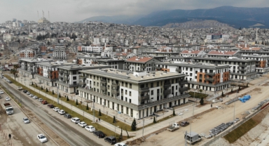 Dron ile Görüntülenen Şehir Merkezinde Hummalı Çalışma Gözlemlendi