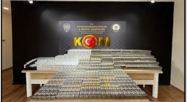 Kahramanmaraş’ta 5100 Paket Kaçak Sigara Ele Geçirildi