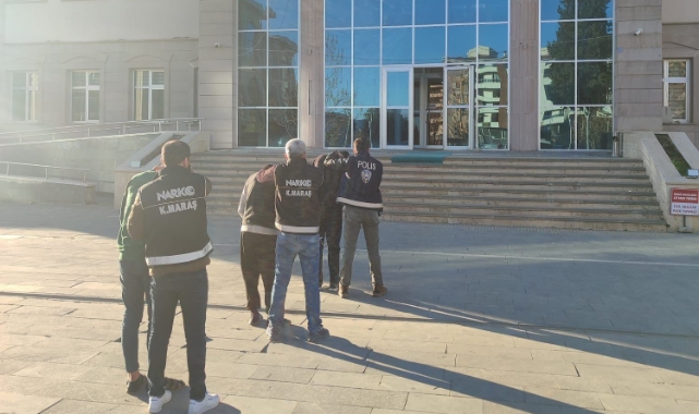 Kahramanmaraş'ta Uyuşturucuya 3 Tutuklama