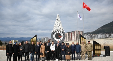 KSÜ’de “Deprem Şehitleri Anıtı” Dualarla Açıldı