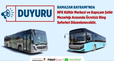 Büyükşehir’den Bayramda Kabir Ziyareti İçin Ücretsiz Toplu Taşıma Hizmeti