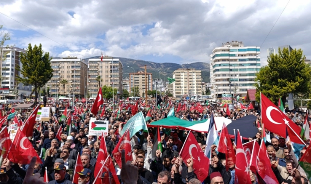 Kahramanmaraş'ta Filistin'e Destek Yürüyüşü