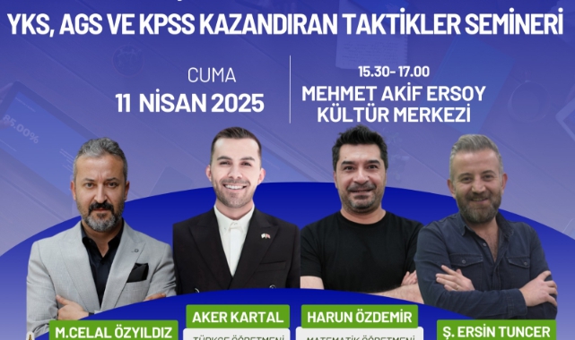Onikişubat Belediyesi’nden YKS, AGS ve KPSS’de Kazandıran Taktikler Semineri