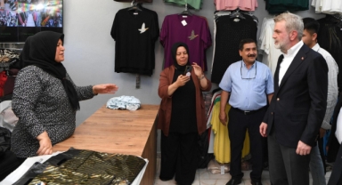 Başkan Görgel, Kanuni’de Esnaf ve Vatandaşlarla Bir Araya Geldi
