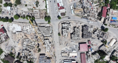 Kahramanmaraş'ın Eski Mahallelerinde Deprem Konutları Yükseliyor