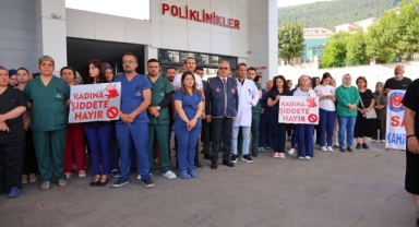 Kahramanmaraş'ta Kadına ve Sağlıkta Şiddete Tepki