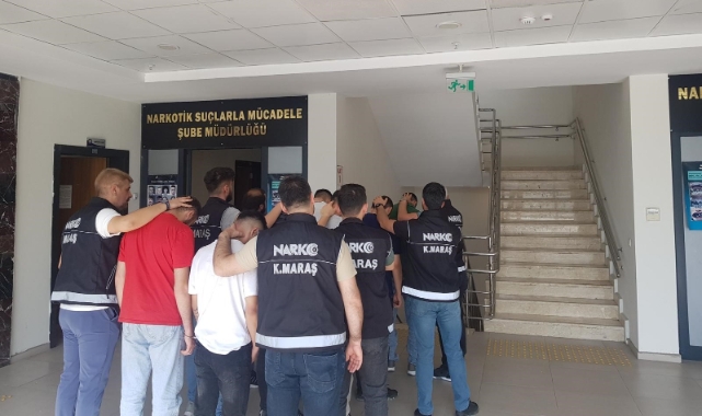 Kahramanmaraş'ta Uyuşturucuya 14 Tutuklama