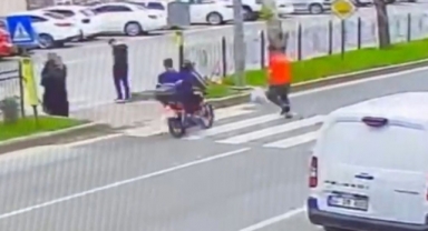 Ölümlü Motosiklet Kazasının Görüntüleri Ortaya Çıktı
