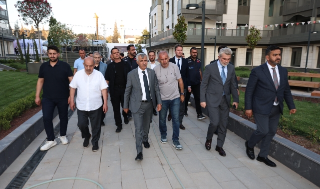 Başkan Görgel, Azerbaycan Mahallesi’nde Yürütülen Çalışmaları İnceledi