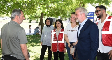 Başkan Görgel, YKS Adaylarını ve Ailelerini Yalnız Bırakmadı