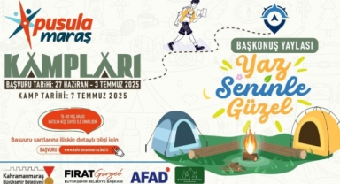 Pusula Maraş Kampları Başlıyor; Gençler Doğayla Buluşuyor