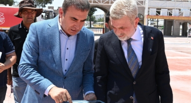 Başkan Görgel, Fuar Öncesi Atatürk Parkı’ndaki Hazırlıkları İnceledi