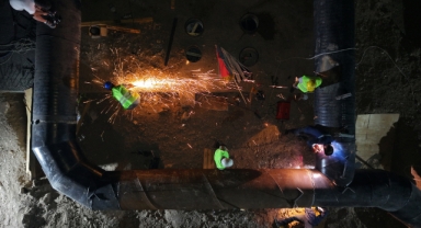 Başkan Görgel, Kılavuzlu İçme Suyu İletim Hattındaki Çalışmaları Yerinde İnceledi