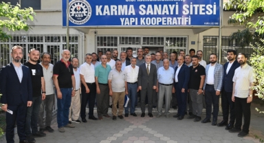 Başkan Görgel, Sanayi Sitesi Esnafıyla Bir Araya Geldi