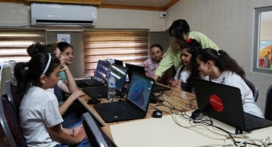 Çocuklar Büyükşehir’in Kodlama ve Yapay Zekâ Atölyesinde