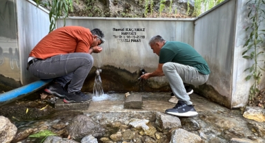 Dağdan Çıkan Su, Vatandaşı Serinletiyor