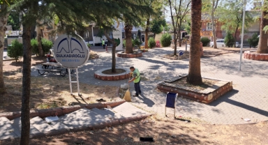 Dulkadiroğlu’nda Park ve Bahçelerde Titiz Bakım Çalışmaları Sürüyor