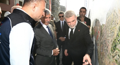 Görgel ve Ünlüer, Güneşevler İnşaat Sahasında İncelemelerde Bulundu