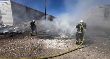 Kahramanmaraş'ta Atık Yangını