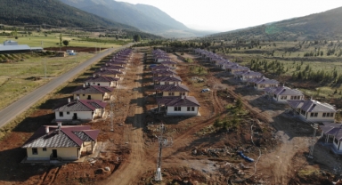 Kahramanmaraş'ta Köy Afet Konutlarının Yapımında Sona Gelindi