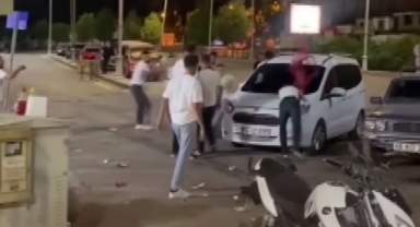 Kahramanmaraş'ta Araca Taşlı Saldırı