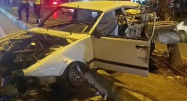 Kahramanmaraş'ta Trafik Kazası Araç Kamerasında