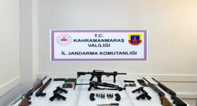 Kahramanmaraş’ta Silah Kaçakçılarına Baskın: 2 Tutuklama