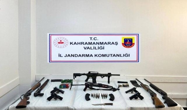 Kahramanmaraş’ta Silah Kaçakçılarına Baskın: 2 Tutuklama