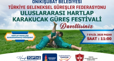 Onikişubat Belediyesi’nden Uluslararası Hartlap Karakucak Güreş Festivali