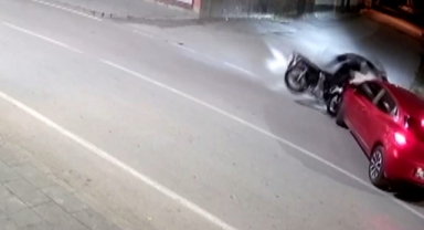 Afşin’de Otomobil İle Motosiklet Çarpıştı: 1 Yaralı