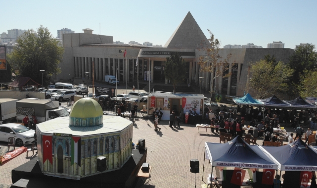 Kahramanmaraş'ta Gazze Yararına Hayır Çarşısı