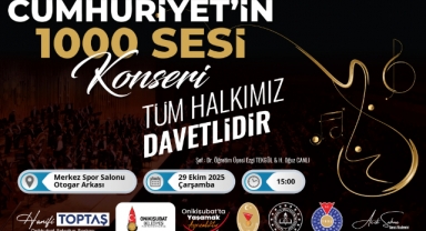 Onikişubat Belediyesi’nden Bin Kişilik Dev Koro İle Cumhuriyet Bayramı Kutlaması