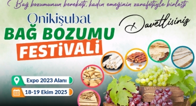 Onikişubat Belediyesi’nden Geleneksel Bağ Bozumu Festivali