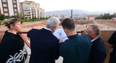 Şehrin Yeni Gençlik Üssünün Yapımı Hızla Sürüyor