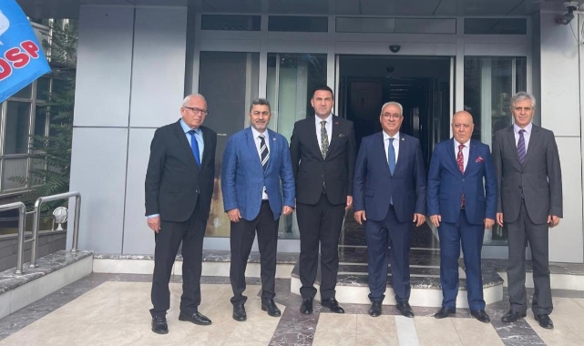 TÜMKON dan DSP Genel Başkanı Aksakala Ziyaret