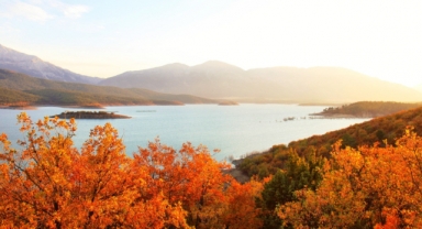 Adatepe Barajı Etrafında Kartpostallık Görüntüler Oluştu