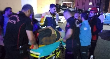 Asansör 6. Kattan Yere Çakıldı: 1 Yaralı