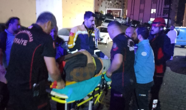 Asansör 6. Kattan Yere Çakıldı: 1 Yaralı