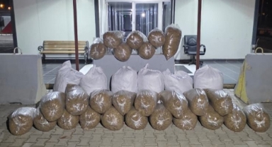 Kahramanmaraş'ta 449 Kilogram Kaçak Tütün Ele Geçirildi